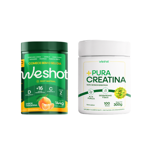 KIT WESHOT MATINAL + PURA CREATINA