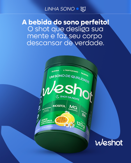 SHOT PARA SONO PROFUNDO COM MAGNÉSIO, INOSITOL E MELATONINA