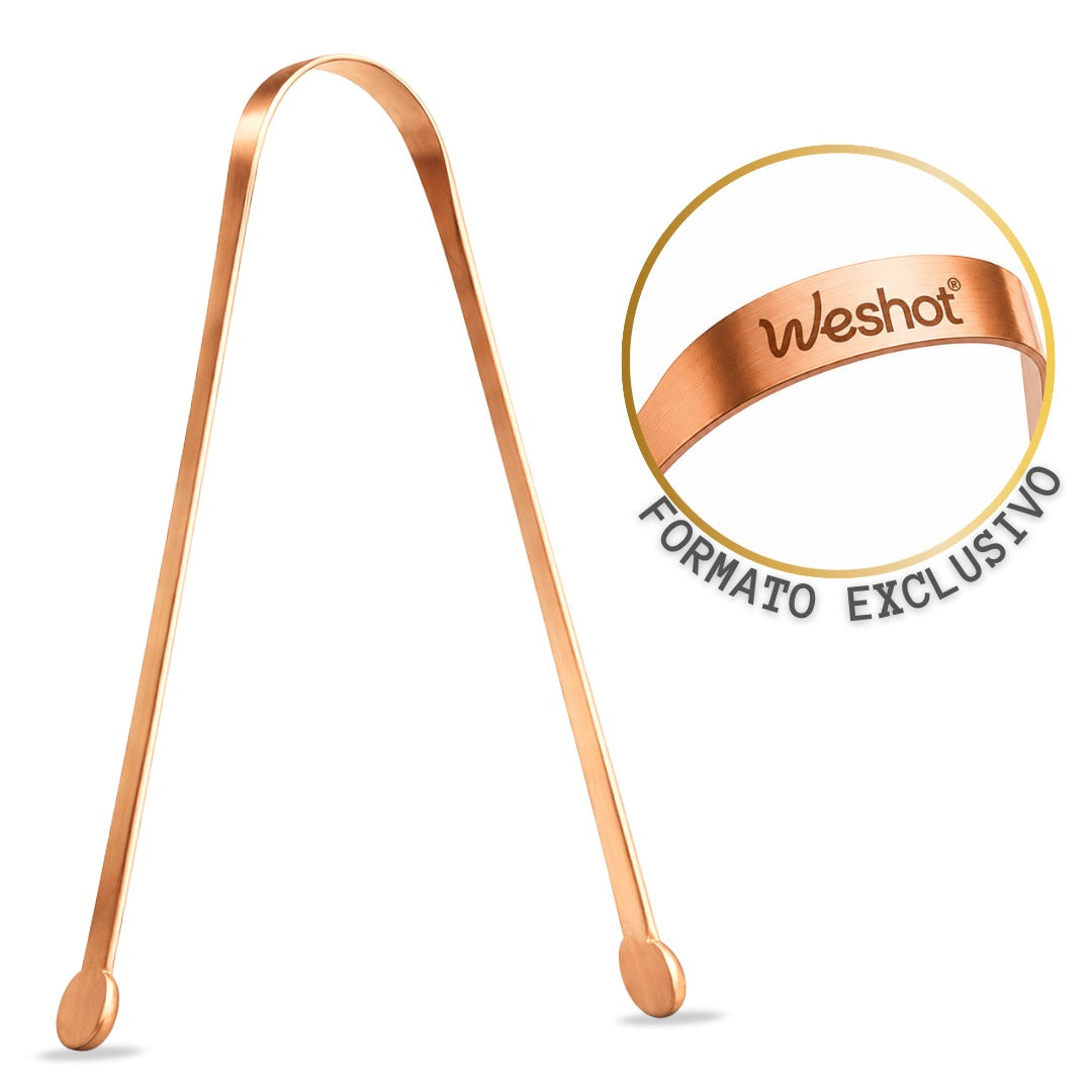 RASPADOR DE LINGUA COBRE - WESHOT