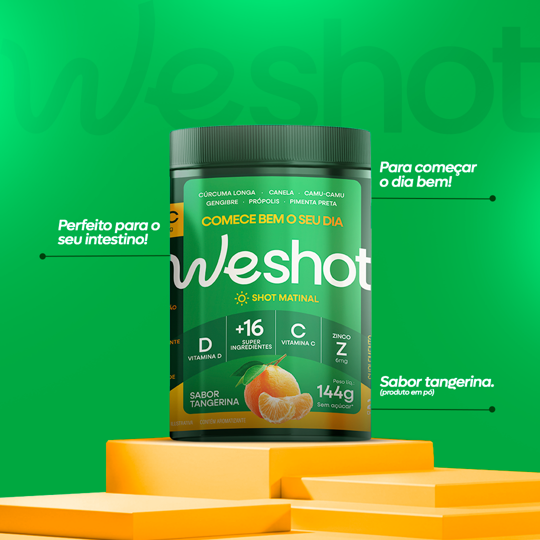 WESHOT MATINAL SABOR TANGERINA 144G