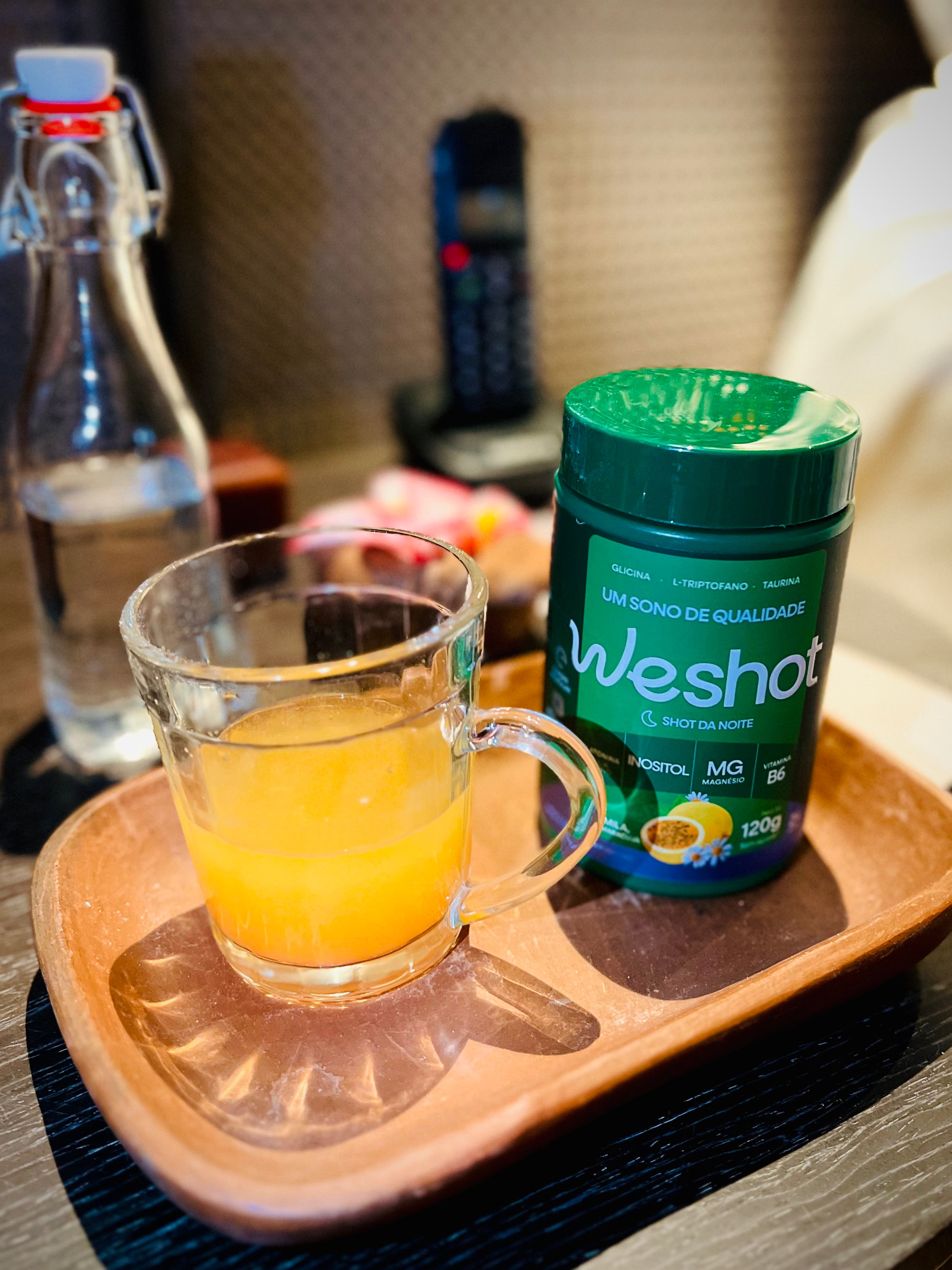 WESHOT NOTURNO SABOR CAMOMILA, LIMAO E MARACUJA 120G