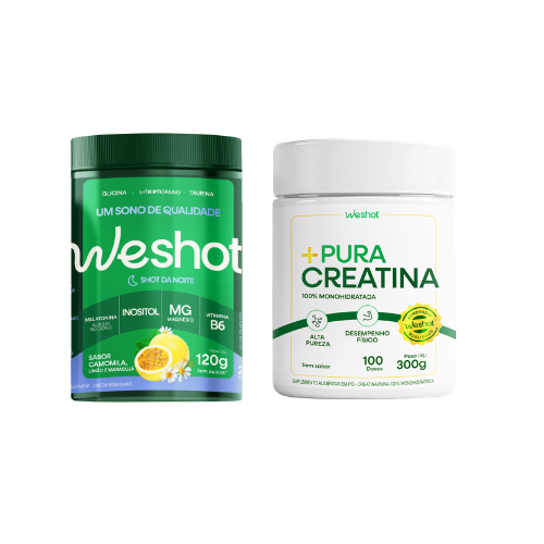 KIT WESHOT NOTURNO + PURA CREATINA