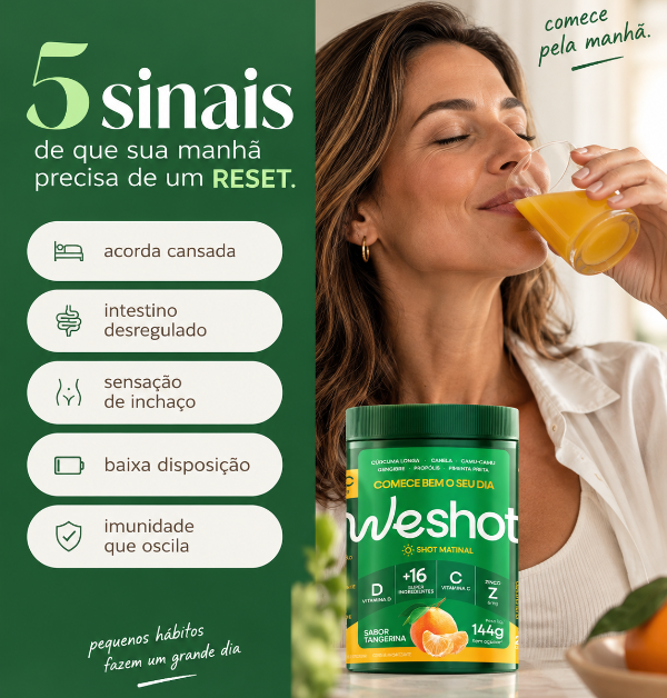 SHOT MATINAL PARA INCHAÇO E IMUNIDADE E GANHE 5 SACHÊS