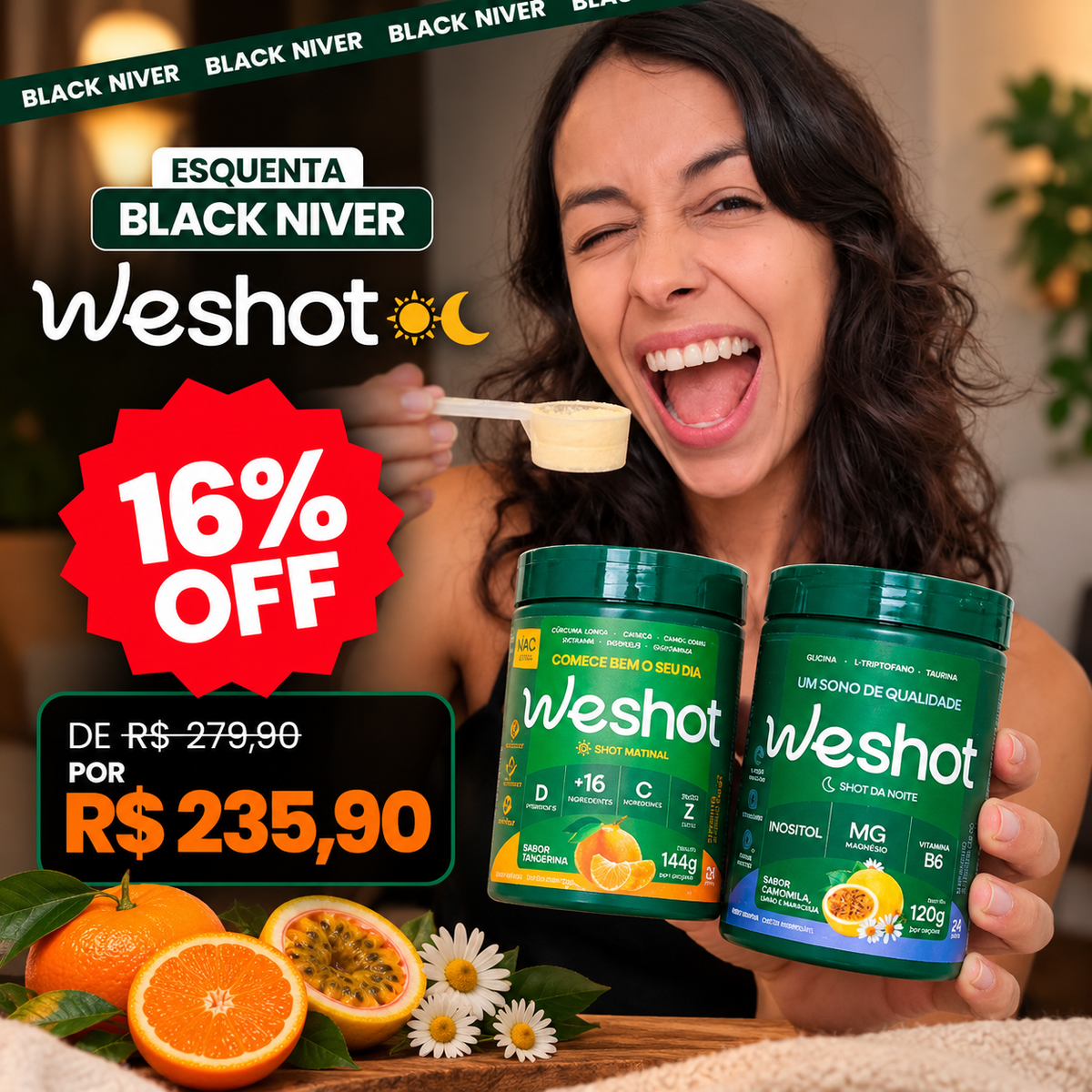 COMBO SHOT MATINAL PARA IMUNIDADE E  SHOT DO SONO PROFUNDO