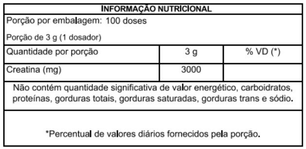+PURA CREATINA WESHOT 3g | Sem sabor com 100 doses