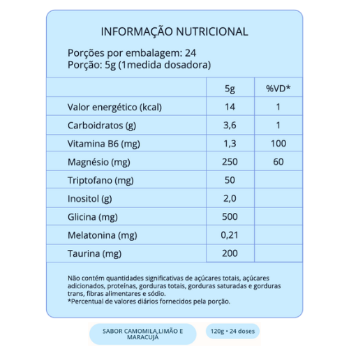 KIT 3X WESHOT NOTURNO SABOR CAMOMILA, LIMAO E MARACUJA 120G