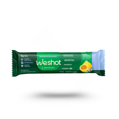 WESHOT NOITE SABOR MARACUJÁ, LIMÃO, CAMOMILA-DOSE ÚNICA - 5G