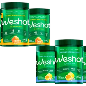 3 potes Weshot da Noite 3 potes Weshot Matinal